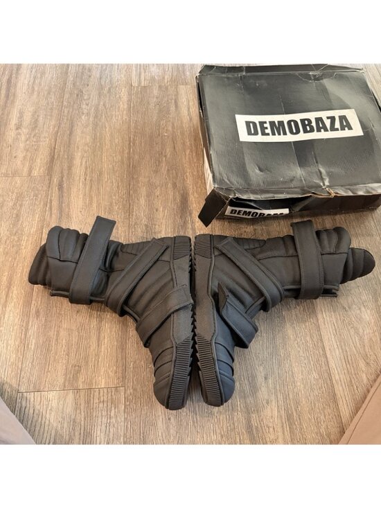 DEMOBAZA Leather Black Mens Moon Rover Boots EU 45 main image 4